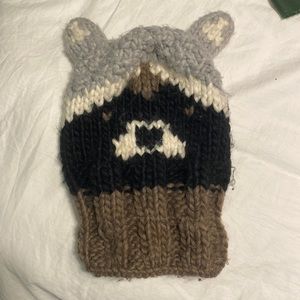 Raccoon hat